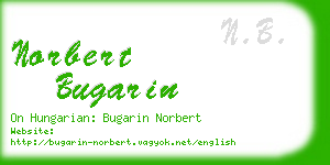 norbert bugarin business card